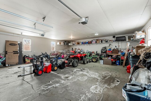 27549 475th Ave, Worthing, SD 57077 - garage featuring a garage door opener