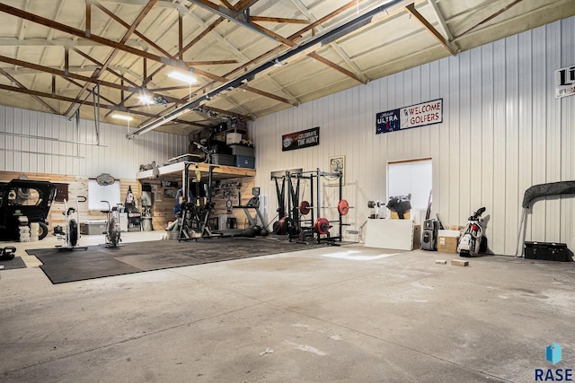 46687 276th St, Lennox, SD 57039 - garage featuring metal wall