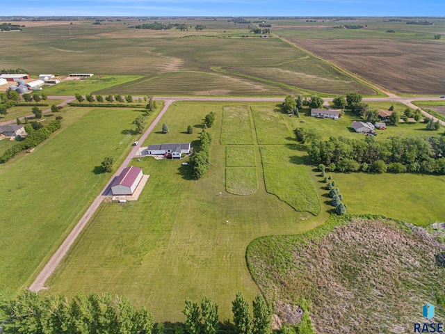 46687 276th St, Lennox, SD 57039 - aerial overview of property's location with rural landscape
