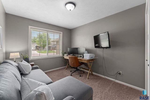 1913 S Haraldson Ave, Sioux Falls, SD 57106 - carpeted home office featuring baseboards