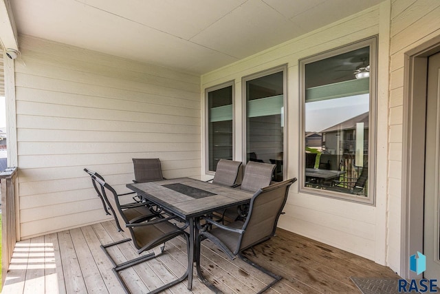 2604 S Ronell Cir, Sioux Falls, SD 57106 - deck featuring outdoor dining area