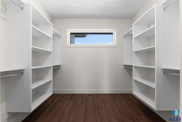 8309 E Sheridan Cir, Sioux Falls, SD 57110 - walk in closet featuring dark wood-style floors
