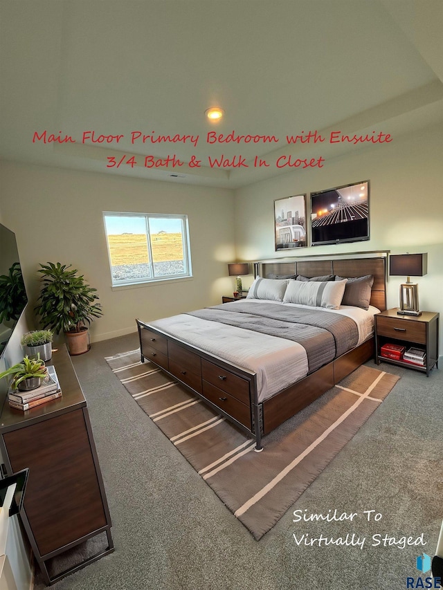 6205 S Hunt Pl, Sioux Falls, SD 57106 - carpeted bedroom with baseboards and recessed lighting