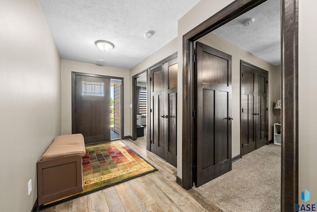 217 E Antioch St, Tea, SD 57064 - entryway with a textured ceiling and light wood finished floors