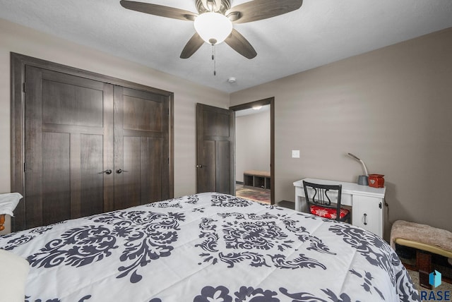 217 E Antioch St, Tea, SD 57064 - bedroom with a closet and ceiling fan