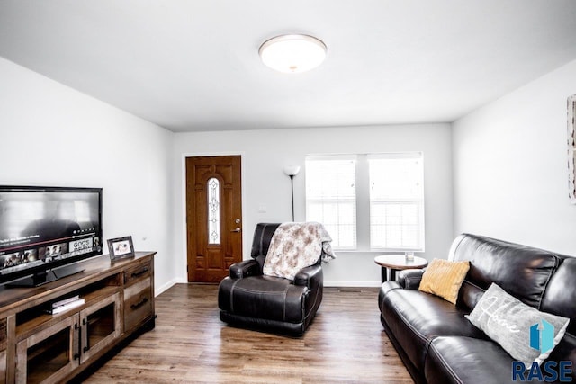 3601 S Holbrook Ave, Sioux Falls, SD 57106 - living area with wood finished floors