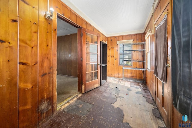 1407 N Main Ave, Sioux Falls, SD 57104 - spare room with wooden walls and tile patterned floors
