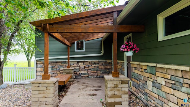 26481 487th Ave, Valley Springs, SD 57068 - view of patio