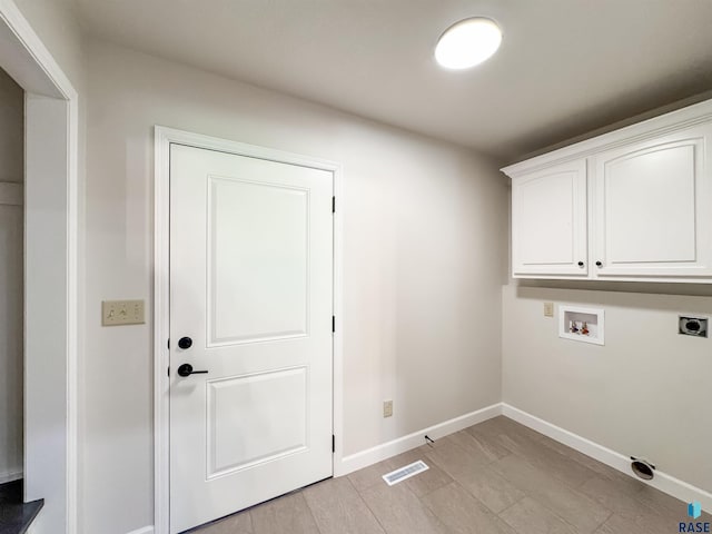 1708 E Ash Grove Cir, Sioux Falls, SD 57108 - laundry room with hookup for an electric dryer, cabinet space, and hookup for a washing machine