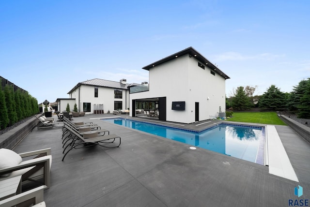 8009 Windswept Cir, Sioux Falls, SD 57108 - swimming pool featuring a patio area