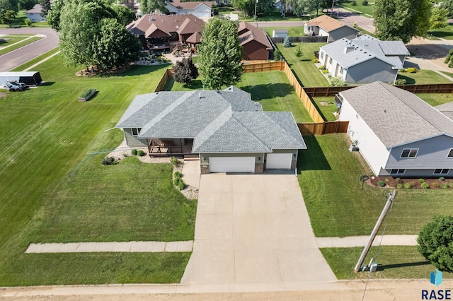 908 W 4th Ave, Lennox, SD 57039 - aerial perspective of suburban area