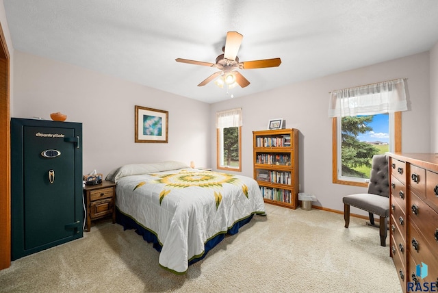 1905 S Wheatland Ct, Sioux Falls, SD 57106 - bedroom featuring light colored carpet and ceiling fan