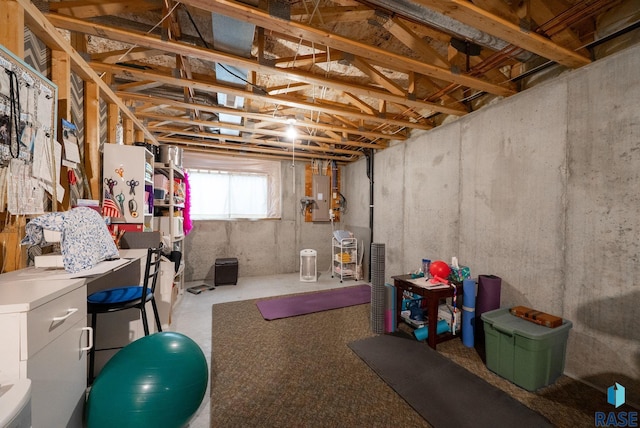 1905 S Wheatland Ct, Sioux Falls, SD 57106 - basement with electric panel