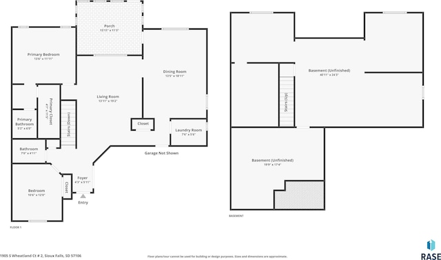 1905 S Wheatland Ct, Sioux Falls, SD 57106 - view of floor plan / room layout