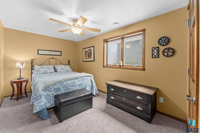 2213 S Purdue Ave, Sioux Falls, SD 57106 - carpeted bedroom with baseboards and a ceiling fan