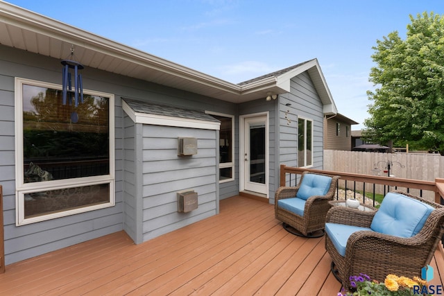 2213 S Purdue Ave, Sioux Falls, SD 57106 - view of wooden deck