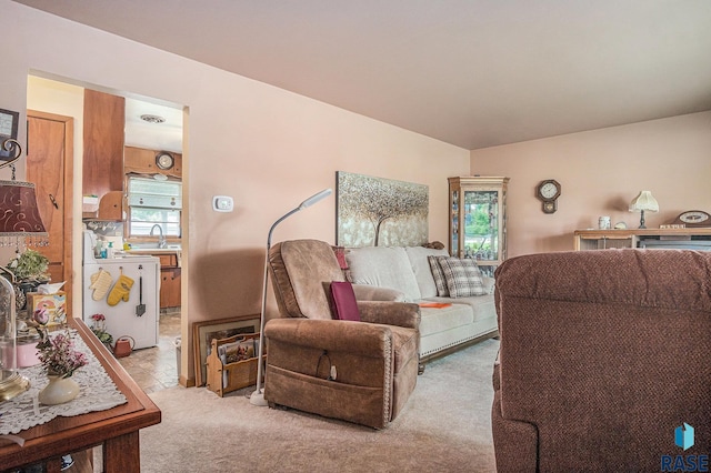 508 E Crawford St, Luverne, MN 56156 - living area with light colored carpet