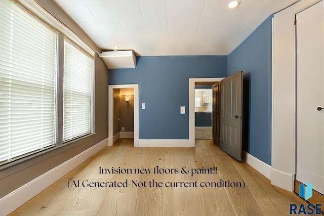 228 N Broadway St, Canton, SD 57013 - unfurnished bedroom with light wood-style flooring and recessed lighting