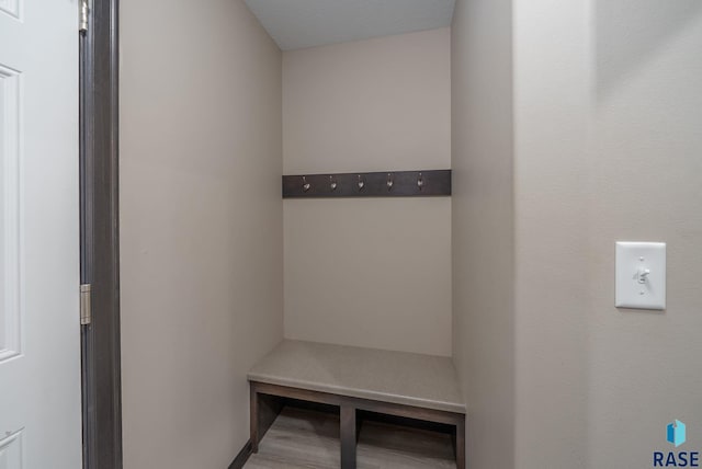 7513 E 49th St, Sioux Falls, SD 57110 - mudroom featuring wood finished floors