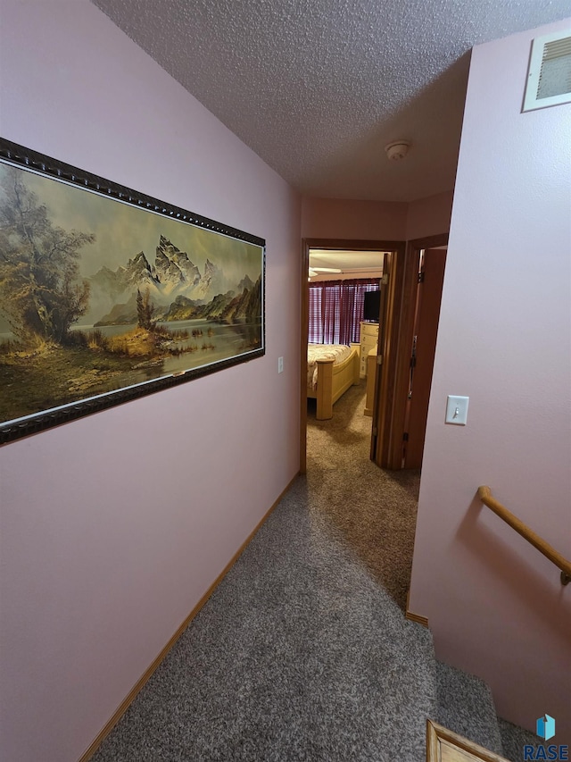 3333 W Ralph Rogers Rd, Sioux Falls, SD 57108 - corridor with a textured ceiling and carpet flooring