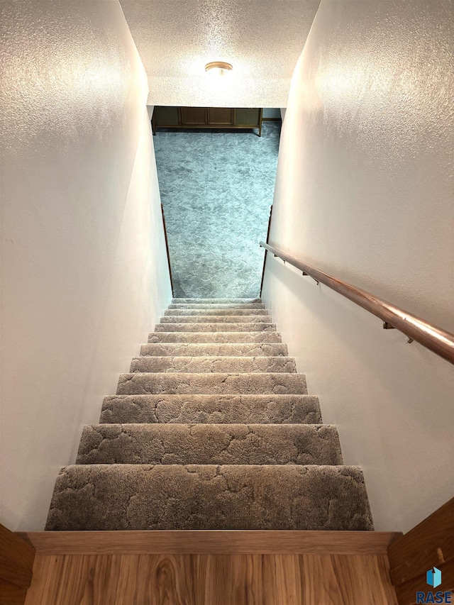 421 E 2nd St, Miller, SD 57362 - stairs with carpet flooring
