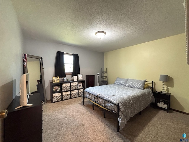 421 E 2nd St, Miller, SD 57362 - carpeted bedroom with a textured ceiling