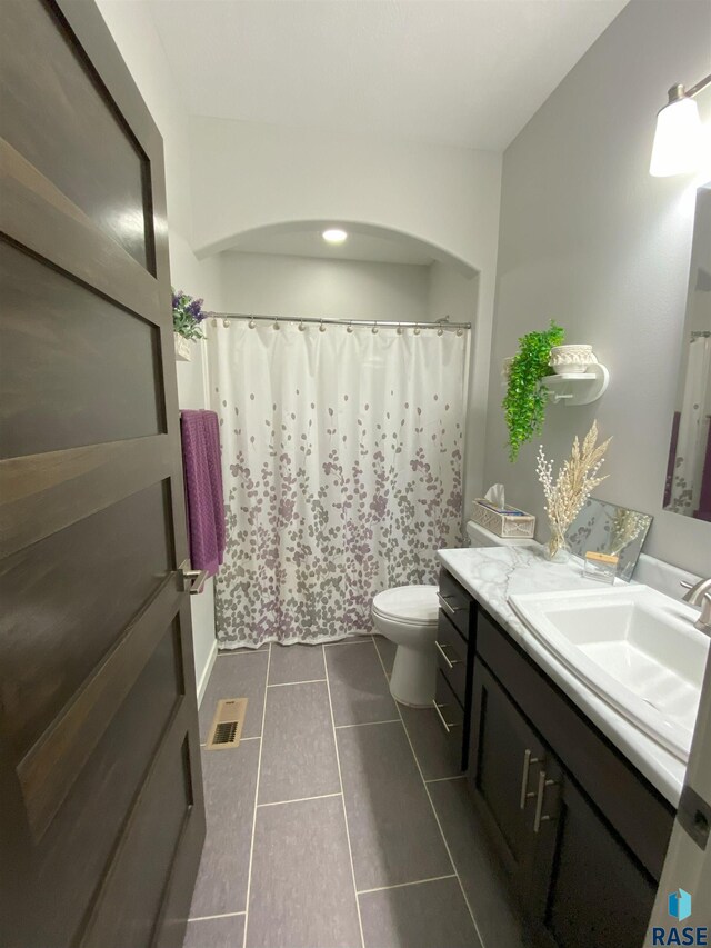8617 W Bryggen Ct, Sioux Falls, SD 57107 - bathroom featuring vanity and tile patterned floors