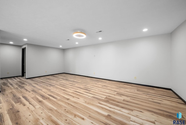 301 W 6th St, Crooks, SD 57020 - unfurnished room with light wood finished floors and recessed lighting