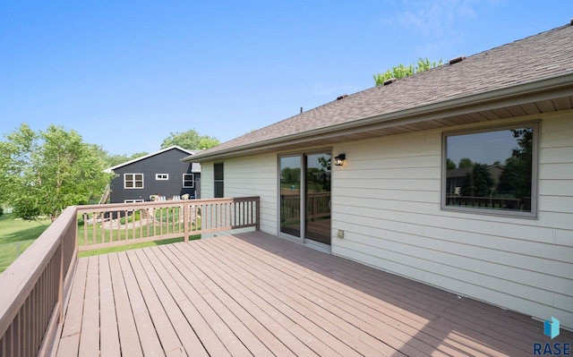 301 W 6th St, Crooks, SD 57020 - view of wooden terrace