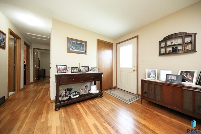 429 S Elm St, Lennox, SD 57039 - entryway with light wood-type flooring