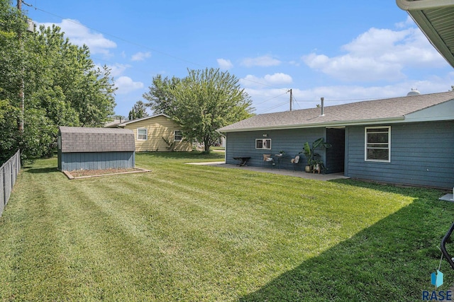 300 W 3rd St, Tea, SD 57064 - view of yard featuring a storage unit