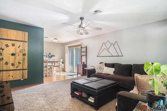 300 W 3rd St, Tea, SD 57064 - carpeted living room with a ceiling fan