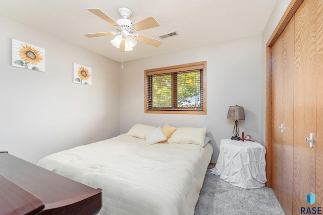 4808 S Shields Ave, Sioux Falls, SD 57103 - carpeted bedroom featuring a closet and a ceiling fan