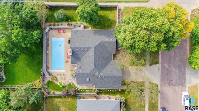 4808 S Shields Ave, Sioux Falls, SD 57103 - aerial view of property and surrounding area with a pool