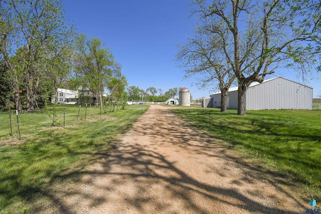 47138 293rd St, Beresford, SD 57004 - view of dirt / gravel road featuring an outbuilding