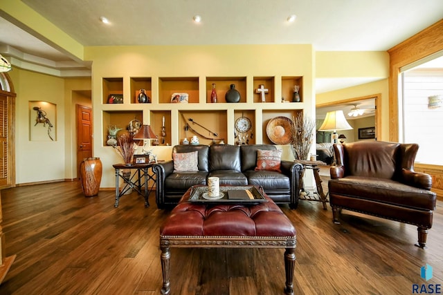 6811 E Split Rock Cir, Sioux Falls, SD 57110 - living area with wood finished floors
