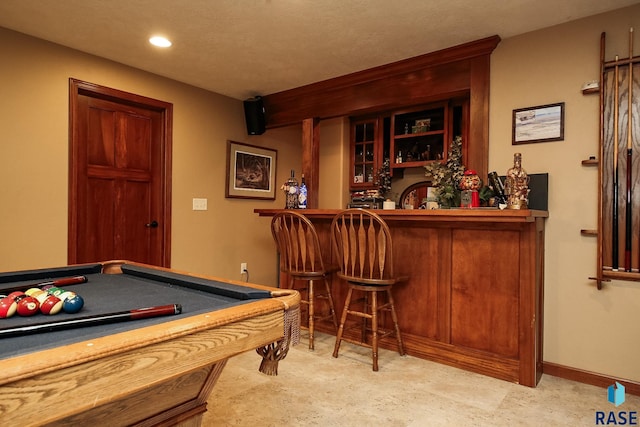 212 S Augusta Ave, Brandon, SD 57005 - playroom with a bar, recessed lighting, and billiards table