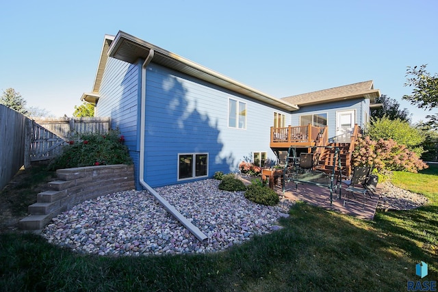 212 S Augusta Ave, Brandon, SD 57005 - back of house with a patio and a deck