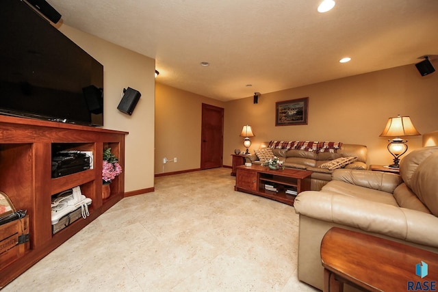 212 S Augusta Ave, Brandon, SD 57005 - living area with recessed lighting and baseboards