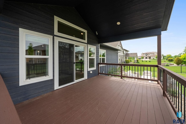 920 S Torrey Pine Ln, Sioux Falls, SD 57110 - wooden deck featuring a residential view