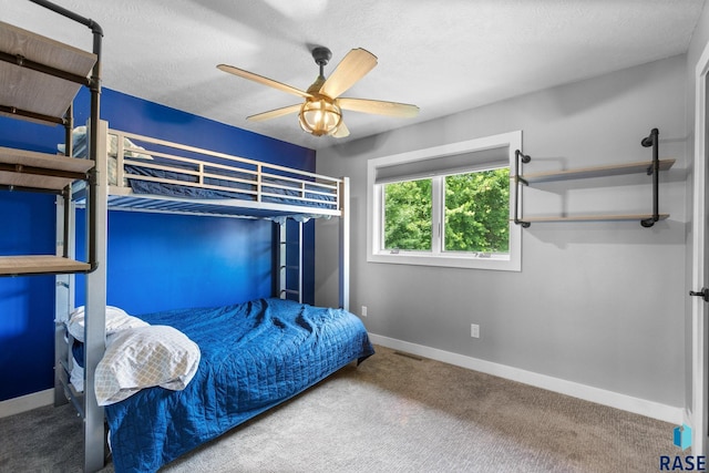 4513 S Southridge Dr, Sioux Falls, SD 57105 - carpeted bedroom featuring baseboards and ceiling fan