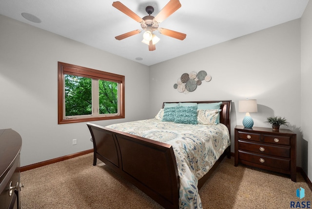4400 E Aster Cir, Sioux Falls, SD 57103 - bedroom featuring light carpet and a ceiling fan