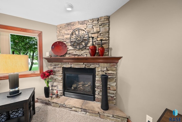 4400 E Aster Cir, Sioux Falls, SD 57103 - detailed view of a fireplace