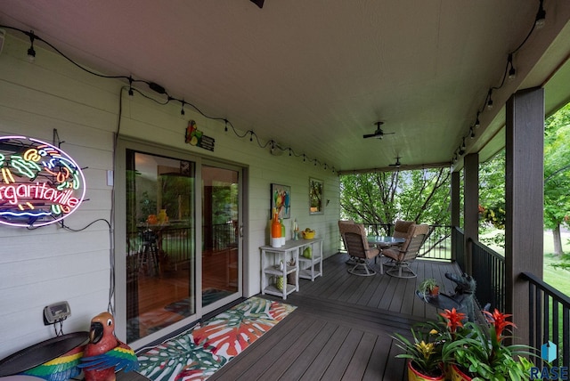 4400 E Aster Cir, Sioux Falls, SD 57103 - porch with outdoor dining space