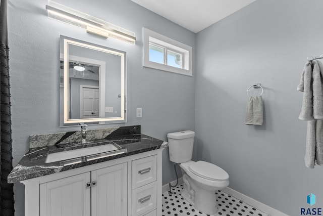 600 Sunnyside Ave, Valley Springs, SD 57068 - bathroom featuring vanity and toilet