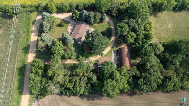 26045 485th Ave, Valley Springs, SD 57068 - aerial view of property and surrounding area featuring rural landscape and large plots for crops