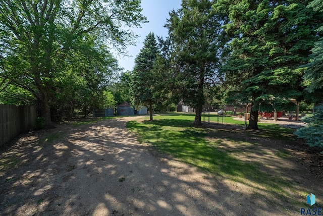 26045 485th Ave, Valley Springs, SD 57068 - view of yard