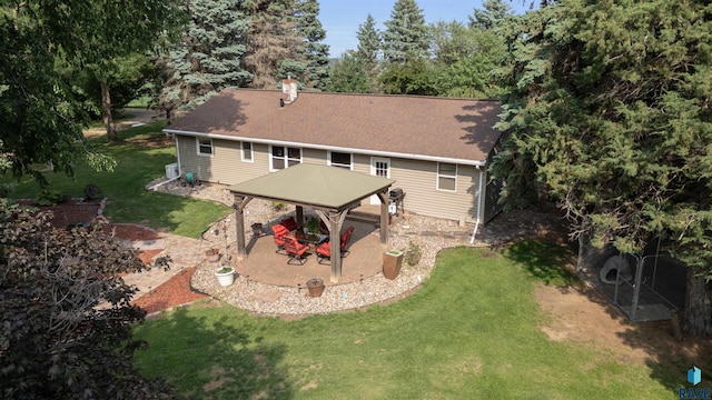 26045 485th Ave, Valley Springs, SD 57068 - view from above of property