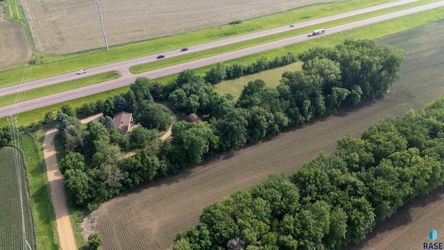 26045 485th Ave, Valley Springs, SD 57068 - aerial view of property and surrounding area with rural landscape and extensive farmland