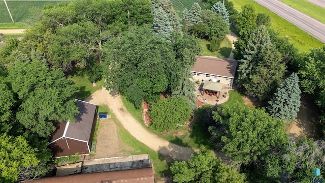 26045 485th Ave, Valley Springs, SD 57068 - aerial view of property's location with rural landscape